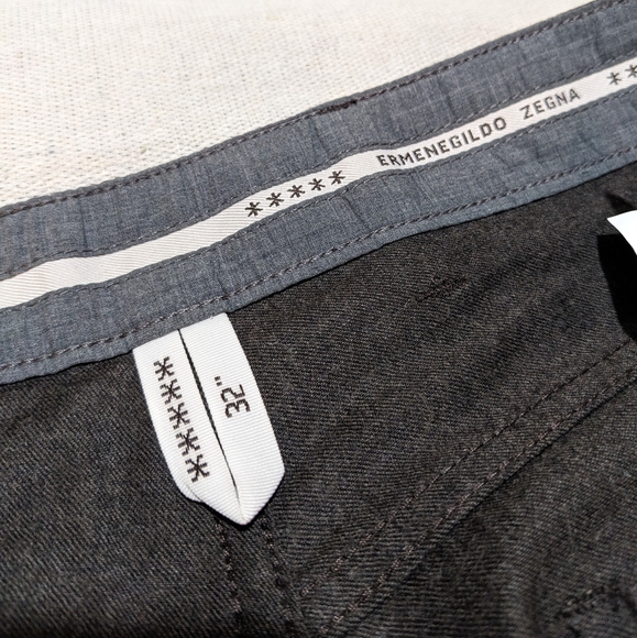 Wool Zegna pants mens 32 27 - Picture 11 of 16
